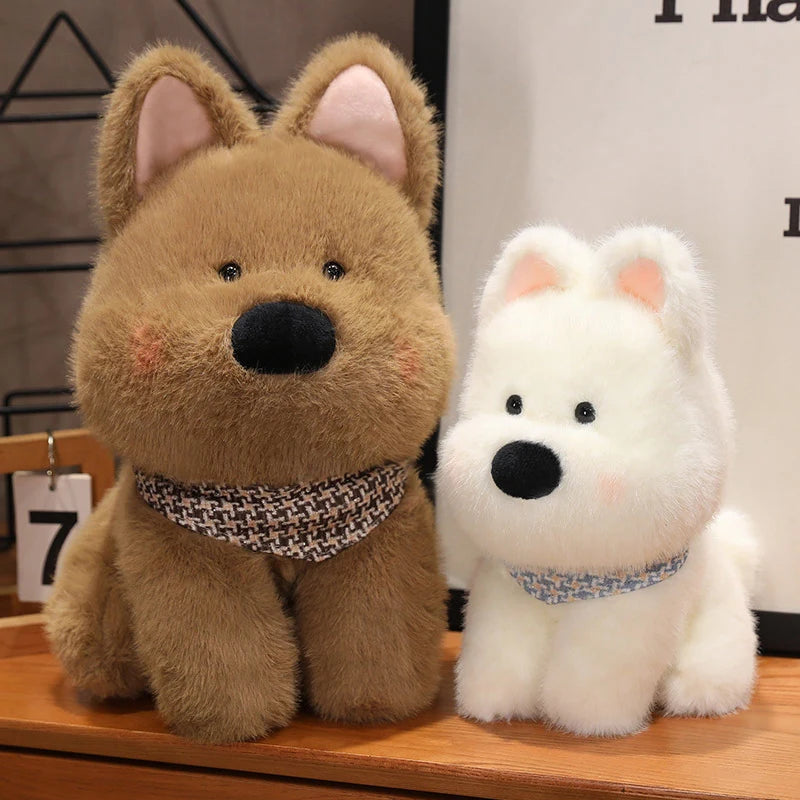 25/35/45cm Fluffy Cute Plush Dog 2 Colours 11201011 - Snuggle Time