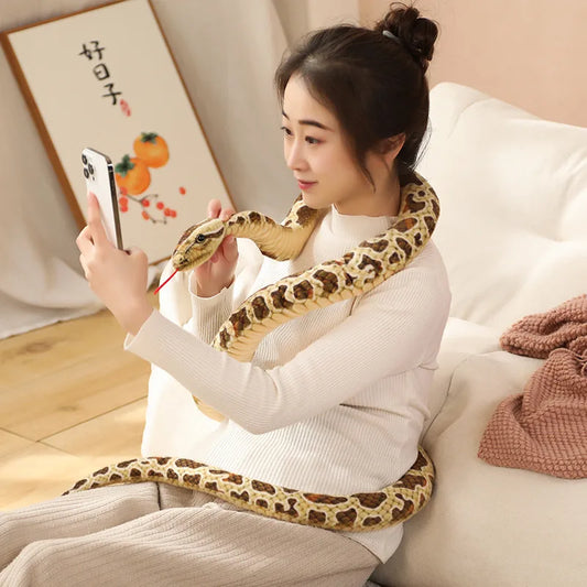 2M Plush Stuffed Snake Toy 2 Colours 11201056 - Snuggle Time