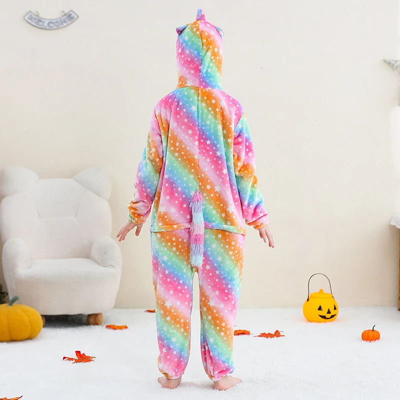 Kids Thick Hooded Unicorn Onesie 2 Designs 2-11yrs 10205133 - Snuggle Time
