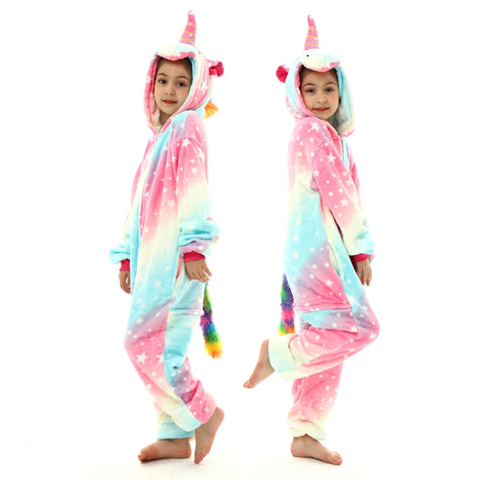 Kids Unicorn Dress-up Onesie 2-11yrs 11 Designs 10202102 - Snuggle Time