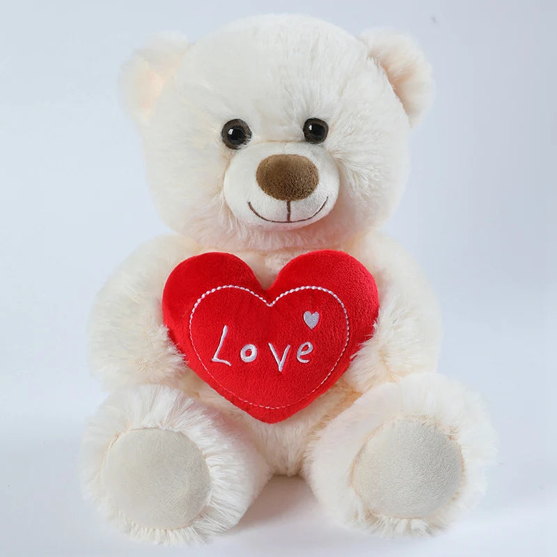 35cm Plush Love Teddy 3 Colours Available 11201002 - Snuggle Time