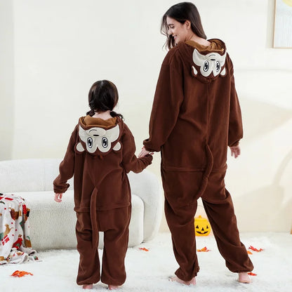 Family Dress-up Monkey Thick Onesie 3yrs-XL Adult 10205155 - Snuggle Time
