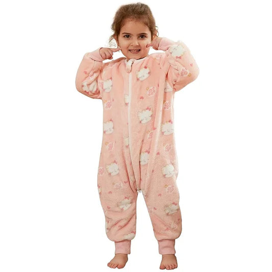 Baby & Toddler Girls Pink Cat Onesie 9mth-6yrs 10205104 - Snuggle Time