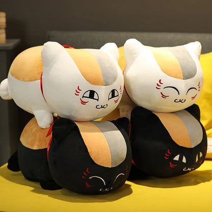 20/32/48/60cm Cute Round Plush Cat 2 Colours 2 Designs 11201012 - Snuggle Time