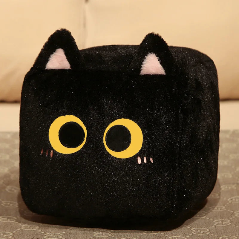 20/30cm Square Plush Cat Cushion 4 Designs 11201063 - Snuggle Time