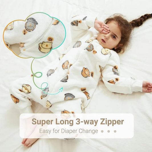 Baby & Toddler White Bear Onesie 9mth-6yrs 10205110 - Snuggle Time