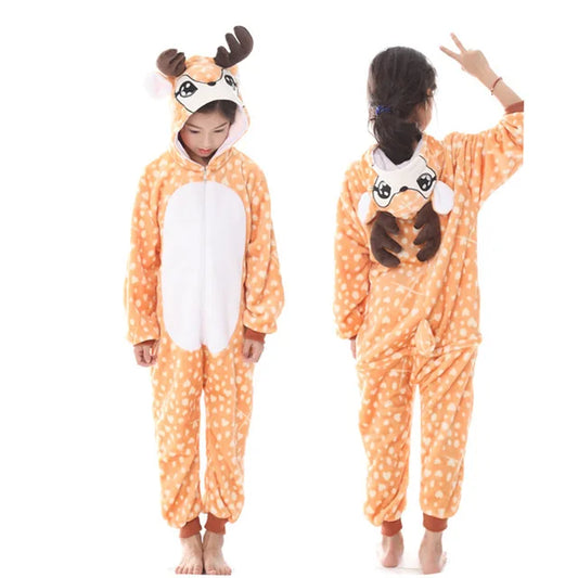 Kids Deer Dress-up Onesie 2-11yrs 10202098 - Snuggle Time