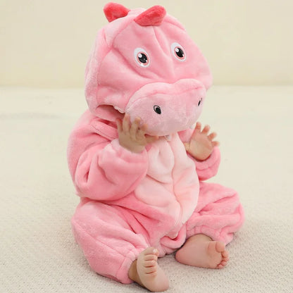 Babies Sky Blue or Pink Hooded Onesie 2-36mth 10205129 - Snuggle Time