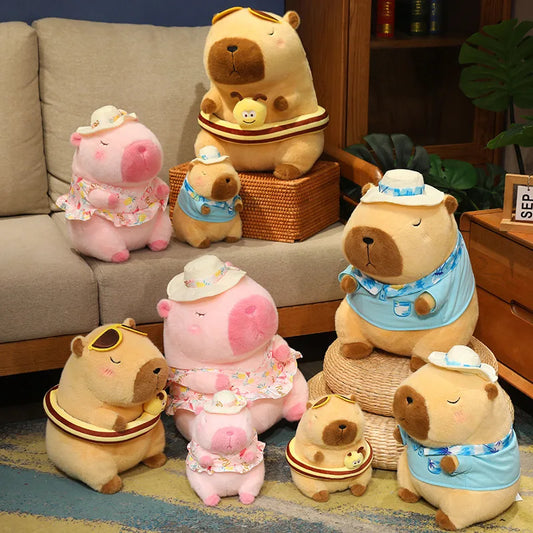 25/35/45cm Plush Dress Up Capybara Stuffed Toy 3 Designs 11201062 - Snuggle Time