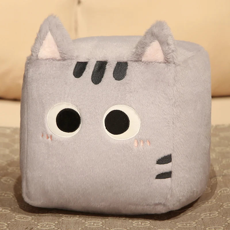 20/30cm Square Plush Cat Cushion 4 Designs 11201063 - Snuggle Time